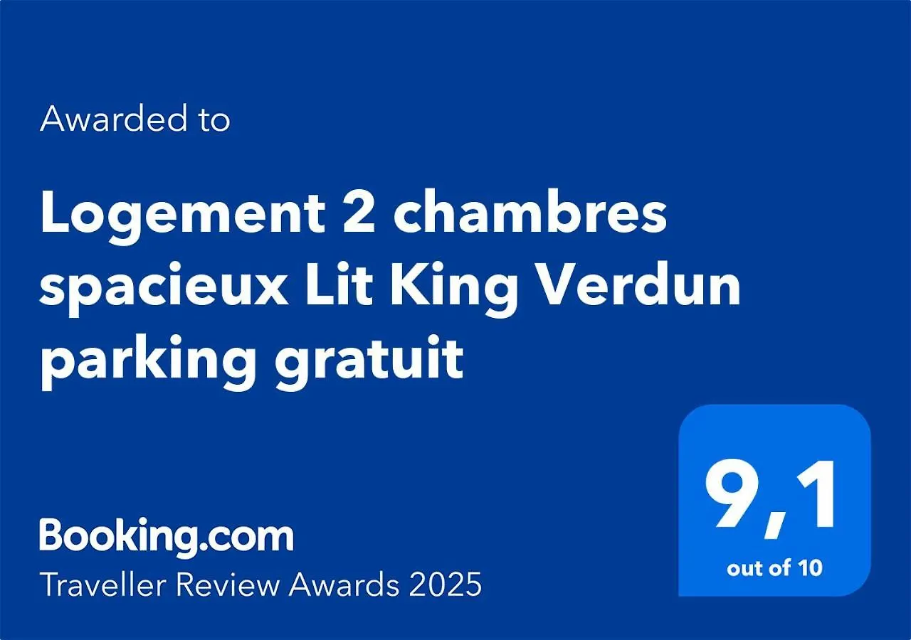 Logement 2 Chambres Spacieux Lit King Verdun Parking Gratuit Valence  Apartment Valence (Drome)
